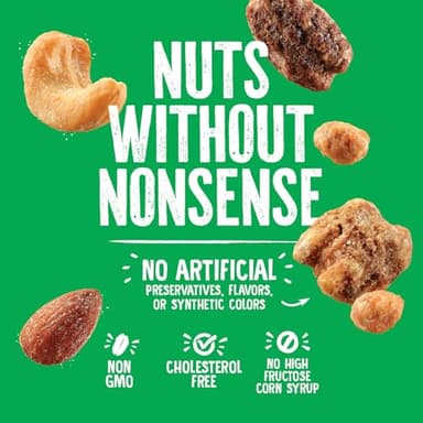 Emerald Nuts Salty Sweet Mixed Nuts (1-Pack), Features Kettle Glazed Peanuts, Almonds, Cashews, Kettle Glazed Walnuts, Kettle Glazed Pecans, 5.5oz Resealable Bag - Image 5