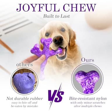 Frienhund Aggressive Chewers Dog Chew Toys - 2 Pack Tough Dog Toys for Aggressive Chewers Large Breed, Indestructible Dogs Toy for Gift, Interactive to Keep Them Busy - Image 8