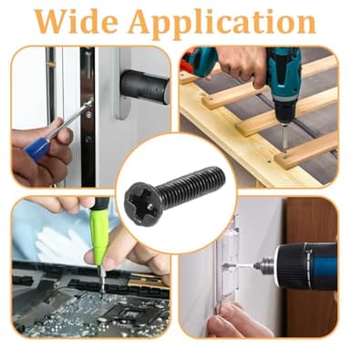 JJUNW 500 Pcs Tiny Micro Repair Screw Kit, Small Replacement Screws with Screwdriver for Repair Spectacles, Watch, Sunglass,Laptop Computer - Image 3