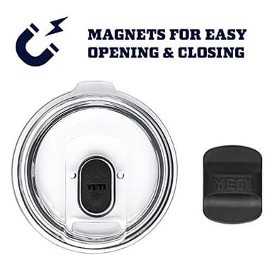 YETI Rambler 20 oz Tumbler, Stainless Steel, Vacuum Insulated with MagSlider Lid, Navy - Image 6