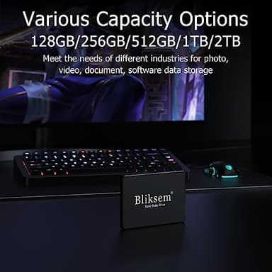 Bliksem SSD 256GB SATA III 6Gb/s Internal Solid State Drive 2.5″ 7mm(0.28″) 3D NAND TLC Chip Up to 550 Mb/s for Laptop and Pc KD650 (Black 256GB) - Image 6