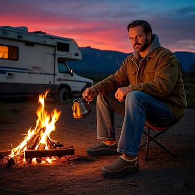 Zigzagger Men's Moccasin Ankle Toasty House Shoes Slippers Indoor Outdoor(Coffee,Size 11) - Image 8