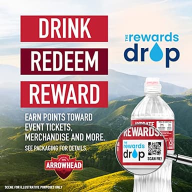 Arrowhead Brand 100% Mountain Spring Water, 16.9-ounce Recycled Plastic Bottles, 6 Count - Image 6