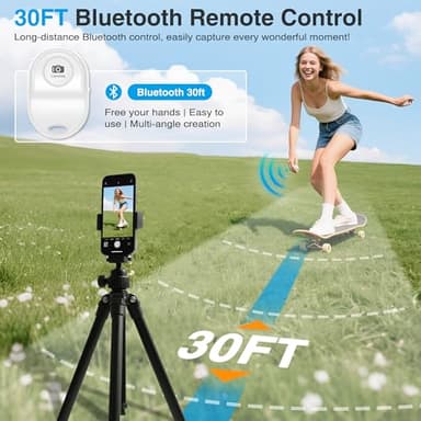 NoteBuddy Selfie Monitor Screen Phone- Magnetic Phone Vlog Back Camera Selfie Monitor - 1080P Display can Wirelessly Connect to Mobile Phones - Selfie Screen Compatible with iPhone & Android (White) - Image 5