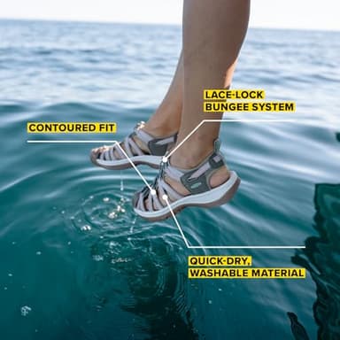 KEEN Women's Whisper Closed Toe Durable Comfortable Easy On Washable Adventure Sandals - Image 2