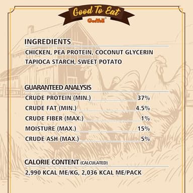 Gootoe Chicken Dog Treats – Chicken Sticks with Sweet Potato 1.5 lb – All Natural, Grain-Free, Low Fat, Premium Training Chews, Healthy & Easily Digestible - Image 5