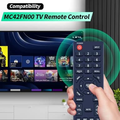 MC42FN00 New Replace Remote Control Applicable for Sanyo TV FW42D25T FW24E05T FW32D25T FW65D25T FW48D25T FW48D25TOM - Image 2