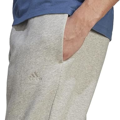 adidas Men's All SZN Fleece Pants, Medium Grey Heather - Image 4