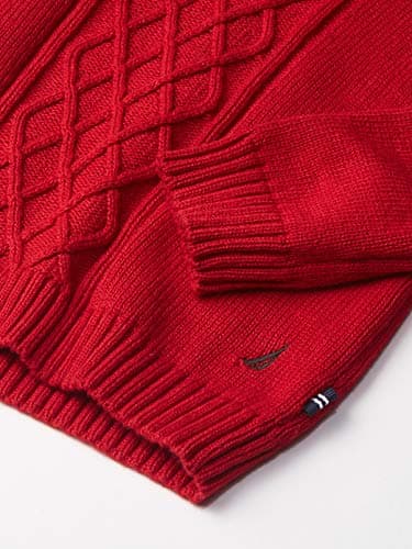 Nautica Baby Boys' 2-Piece Sweater Set with Pants, Roasted Rouge, 12 Months - Image 4