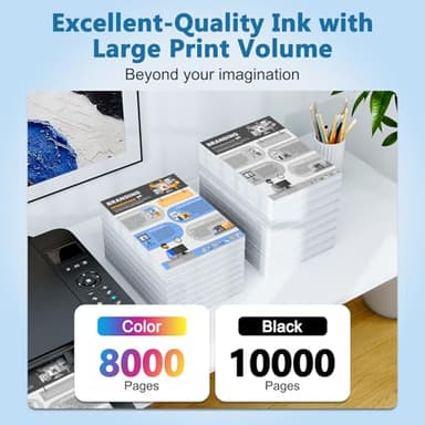 DEEIYUER 502 Ink Refill Bottles ET-2850 ET-3850 ET-4850 ET-15000 502 Ink Compatible for ET 2850 ET 3850 ET-4760 ET-2760 ET-3830 ET 4850 ET 15000 ET-3843 ET-2980 ET-3950 4950 3750 Printer - Image 3