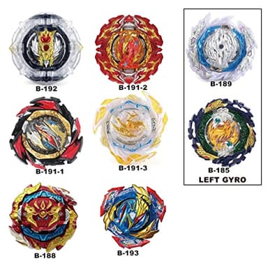 MUSTYBELT Battling Top Burst Gyro Toy Set Toy Gift for Children Boys Ages 6 8 10 12+ Combat Battling Game 12 Burst Spinning Tops 2 Two Way Launchers Grip Starter - Image 3