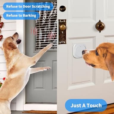 JeaTone Dog Door Bell, Dog Bells to Go Outside, Smart Wireless Potty Training Button for Dogs, Training Dog to Ring The Bell, 2 Pack Button White - Image 3