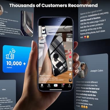 Uyiton for iPhone 15 Pro Max Privacy Screen Protector UnBreak-Glass, 28°Anti-Spy [Zero Bubble] Shatterproof Full Coverage Scratch Resistance 9H Private Tempered Glass Screen Cover, 2 Pack - Image 6