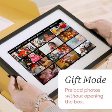 Skylight Frame – WiFi Digital Picture Frame Customer Support, Touch Screen Digital Photo Frame with Easy Setup, Photo Gifts for Parents and Grandparents - 10 Inch Black - Image 2
