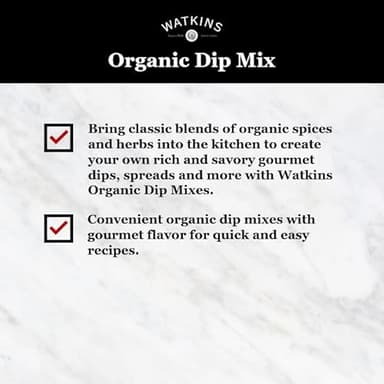 Watkins Organic Gourmet Dip Mix, Guacamole, 0.63 Ounce (Pack of 12) - Image 5