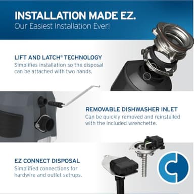 InSinkErator EVOLUTION 1HP 1 HP, Advanced Series Continuous Feed Food Waste Garbage Disposal, Gray - Image 6