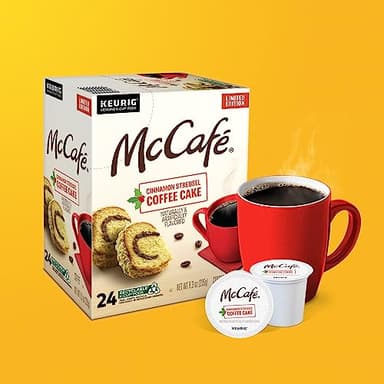 McCafe Cinnamon Streusel Coffee Cake Coffee, Keurig Single Serve K-Cup Pods, 96 Count (4 Packs of 24) - Image 9