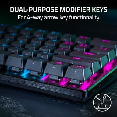 Razer Huntsman V3 Pro Mini 60% Esports Gaming Keyboard: Analog Optical Switches - Razer Snap Tap - Rapid Trigger - Adjustable Actuation - Dual-Purpose Mod Keys - Doubleshot PBT Keycaps - Black - Image 8