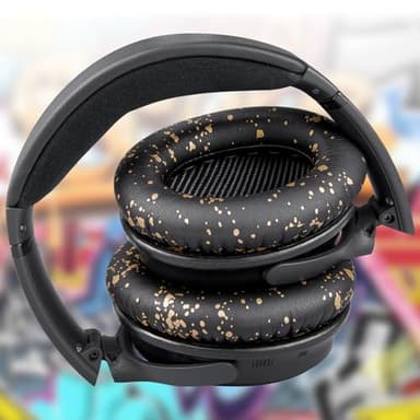 SoloWIT Replacement Earpads Cushions for Bose QuietComfort 35 (QC35) & Quiet Comfort 35 II (QC35 ii) Headphones, Ear Pads with Softer Leather, Noise Isolation Foam, Added Thickness (Black Gold) - Image 6