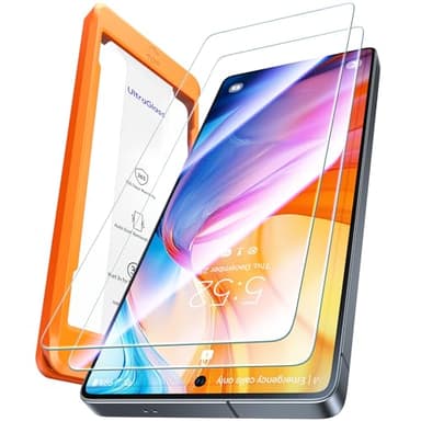 UltraGlass Unbreak 9H+ Glass for Samsung Galaxy S25 Ultra Screen Protector [Military Grade Shatterproof & Longest Durable] Galaxy Screen Protector S25 Ultra Tempered Glass Full Coverage, 2 Pack - Image 9