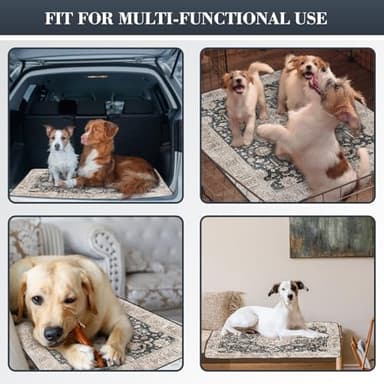 Dogcator Thicken Washable Pee Pads for Dogs, Super Absorbent & Quick Dry, 54"x72" Reusable Dog Pads, Non-Slip, Multi-Purpose, Dark Navy Polyester - Image 6