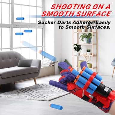 JONEG Web Shooters Toy for Kids 2 Pack, Toy for 3 4 5 6 7 8 Year Old Boy, Web Slinger with Spider Glove Launcher, Toys for Boys 4-6 6-8, Birthday Gifts - Image 6