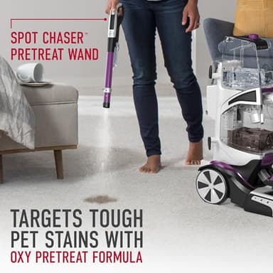 Hoover SmartWash Pet Automatic Carpet Cleaner Machine with Spot Chaser Wand, Deep Cleaning Carpet Shampooer Machine, Pair with a Hoover Carpet Cleaner Solution for a Bright, Refreshed Home - Image 4