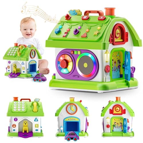 Toys for 1 Year Old Girl Boy, Montessori Musical Toy for 1 Year Old Girl Gift, First Birthday Girls Gift, Baby Toy 12-18 Months, Bilingual Educational Learning for 1+ Years Toddlers - Image 1