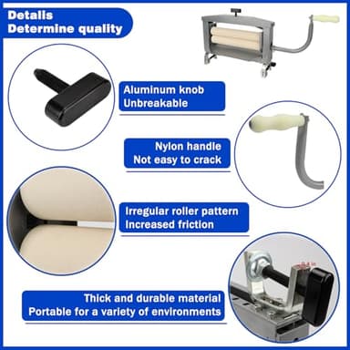 MADONGLI Clothes Wringer - Better Moisture Removal than Portable Washing Machine/Portable Dryer - Heavy Duty Off Grid Laundry Wringer | Perfect Towel Wringer for Chamois Cloth, Tile Sponge, etc. - Image 6