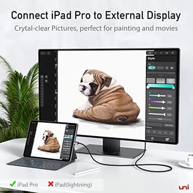 uni USB C to HDMI Cable 15FT 4K@30Hz, ONE-Way USB Type C Input to HDMI Output Cable, [Thunderbolt 3/4 Compatible] with MacBook Pro/Air, iPhone 15/16 Series, Galaxy S8-S24, XPS, Chromebook - Image 6