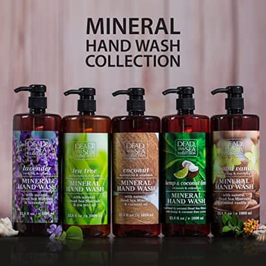 Dead Sea Collection Hand Soap Pump Lavender - Moisturizing Hand Wash Liquid with Dead Sea Minerals and Lavender Oil, Reviving, Calming - Pack of 2 (33.8 Fl Oz Each) - 67.6 Fl Oz Total - Image 7