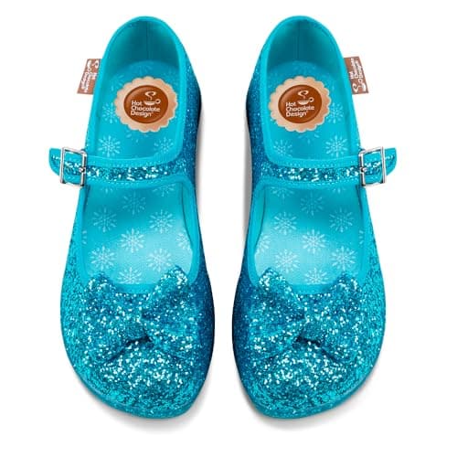 Hot Chocolate Design Chocolaticas Glitter Ice Women's Mary Jane Flat Multicoloured HCD 39 - Image 1