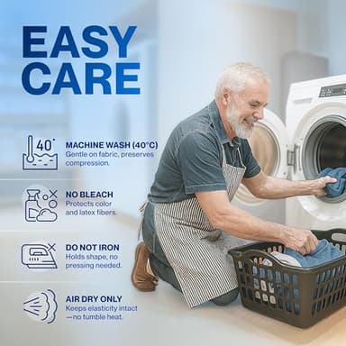 Modvel Foot & Ankle Brace Socks for Sprained Ankle Compression Sleeve - Plantar Fasciitis Relief Brace, Foot Support for pain Women & Men - Tendonitis & Arthritis Feet Sleeve, Stabilizing Ankles Wrap - Image 8