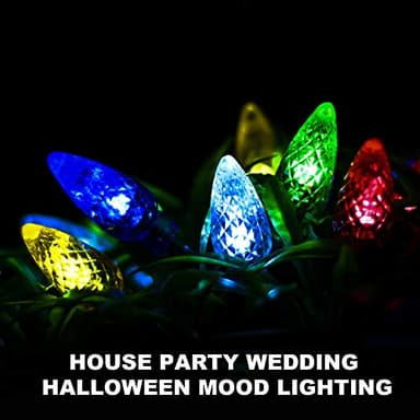 FOTBOR LED Christmas Lights Phone Charging Cable, Festive USB Bulb Charger, 50 Inch 10 LED Multicolor Cord For Phone 12 Pro Max/11 Pro/8/7 Airpods etc - Image 4