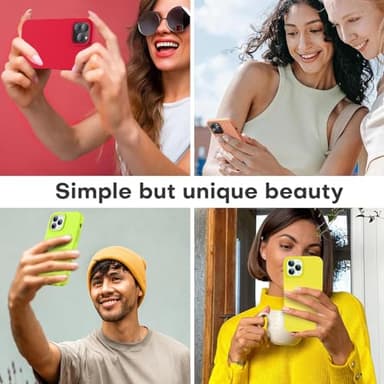 LOVE 3000 Compatible with iPhone 12 Pro Max Phone Case | Thickening 2.1 MM Liquid Silicone | Anti-Scratch Microfiber Lining | Full-Body Duty Heavy Protection Case for Men, Fluorescent Green - Image 2