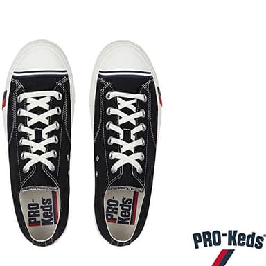 PRO-Keds Men's Royal Lo Lace Up Fashion Sneaker, Black Canvas, 4 - Image 4