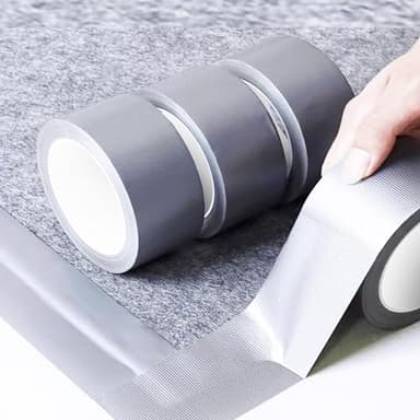 Amanbo 3-Pack Duct Tape Heavy Duty Waterproof Silver, 66 Yards x 1.88 Inch Total Strong Adhesive No Residue Bulk for Home Use, DIY, Projects, Outdoor Repairs Tear by Hand - Image 2
