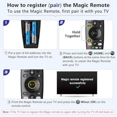 Voice-Magic-for-LG-TV-Remote-Control-Replacement Compatible with LG Smart OLED Thinq Webos TVs for AKB75855501 AN-MR24gn MR23gn MR22gn MR21ga MR20ga - Image 6