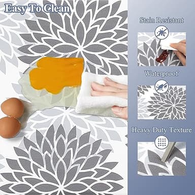 HEBE Anti Fatigue Kitchen Rug Sets 2 Piece Non Slip Kitchen Mats for Floor Cushioned Kitchen Rugs and Mats Waterproof Comfort Standing Mat Runner for Kitchen,Home Office,Sink,Laundry - Image 5