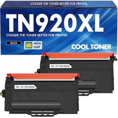 HL-L6210DW TN920 TN920XL Toner Cartridge Compatible for Brother TN920XL TN920 TN920XXL Toner for Brother Printer HL-L6210DWT HL-L5210DW HL-L5210DN HL-L5210DWT Printer Black High Yield 2 Pack - Image 1