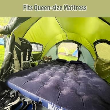 Night Cat Pop-up Camping Tent: 2 Person Tent Waterproof Instant Easy Setup Family Tent - Image 4