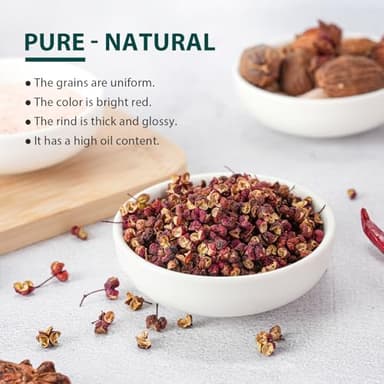 Soeos Sichuan Peppercorns, 6oz(170g), Authentic Szechuan Peppercorns, Less Seeds, Numbing and Tingle Flavor, Whole Sichuan Pepper for Mapo Tofu, Kung Pao Chicken and Chinese Cuisine - Image 4