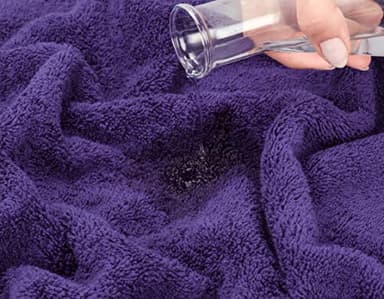 American Soft Linen Luxury 6 Piece Towel Set, 2 Bath Towels 2 Hand Towel 2 Washcloths, 600 GSM 100% Cotton Turkish Towels for Bathroom, Purple Towel Sets - Image 6