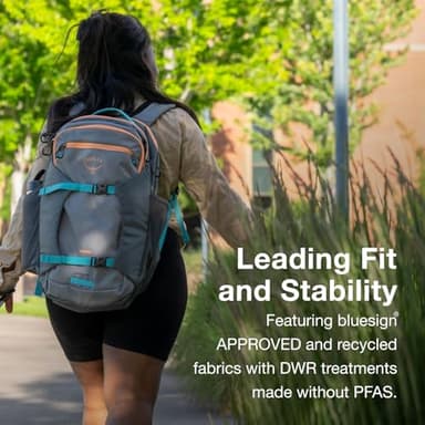 Osprey Proxima 30L Campus Laptop Backpack - Organized Everyday Pack with Tech Storage, Water Bottle Pockets, and Comfortable Carry - Perfect for School, Commuting, and Travel, Firestarter Orange - Image 5