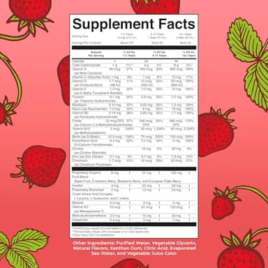 MaryRuth Organics Liquid Morning Multivitamin Essentials+ | Vitamin A C D E B6 B12 Biotin Zinc | Men's & Women's | Immune Support | Beauty | Sugar Free | Vitamins for Ages 1+ | Vegan | 32 Fl Oz - Image 2