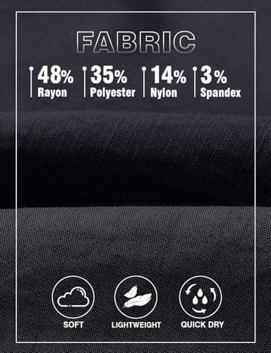 TBMPOY Womens Cargo Capris with Pockets Lightweight Hiking Capris Pants Quick Dry Casual Cropped Pants Summer Trip Cotton Navy L - Image 3