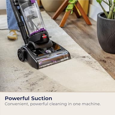 BISSELL CleanView Compact Turbo Upright Vacuum with Quick Release Wand, Full Size Power, Compact Size for Apartments & Dorms, 3437F - Image 3