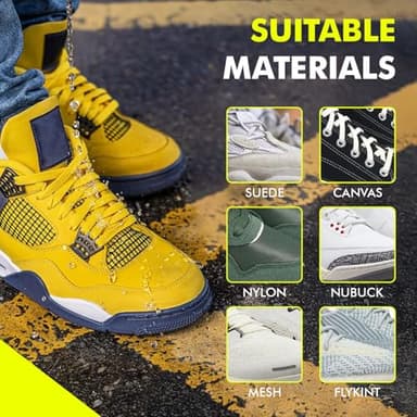 PETZANA Shoe Protector Spray: Rain Stain Dirt Waterproof Shoe Spray, Nano Protection for Sneaker Suede Leather Canva Boot Hat 9.5Oz - Image 7