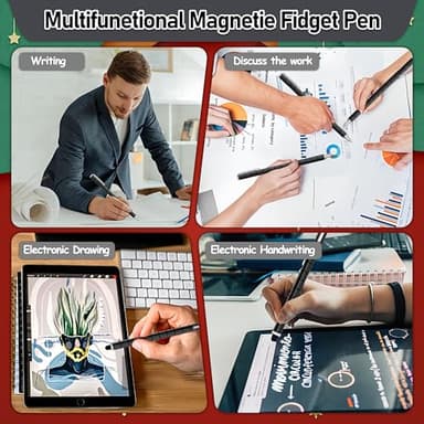 Magnetic Fidget Pen Toys for Adults Teens Cool Birthday Gifts for Young Men Unique Gifts for Teenage Boys Novelty Christmas Stocking Stuffers Gadget for 11 12 13 14 Years Old Boy Personalized Gifts - Image 4