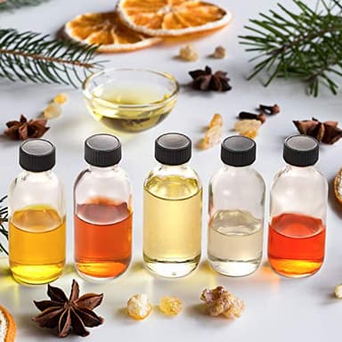 12 Pack, 2 oz Small Clear Glass Bottles w/Lid & 3 Funnels - 60ml Boston Shot Bottles for Health, Immunity, Potion, Wellness, Sample, Ginger, Juice - Mini Personal Care & Beauty Travel Bottle - Image 7